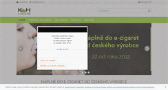 Desktop Screenshot of ceskyliquid.cz